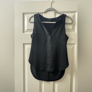 Banana Republic Black V-Neck Blouse